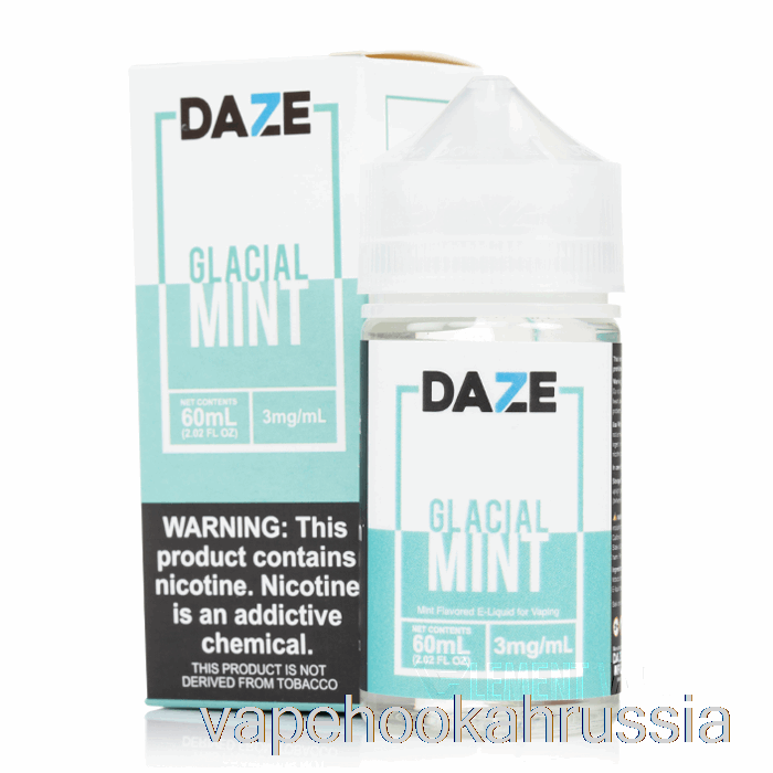 сок для вейпа ледниковая мята - жидкость для электронных сигарет 7 Daze - 100 мл 0 мг